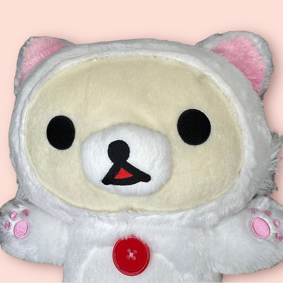 Rilakkuma Korilakkuma Plush with Cat Ears San-X - Picture 8 of 11